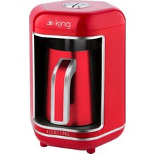 K607 Kısmet Pro Türk Kahve Makinesi - Kırmızı