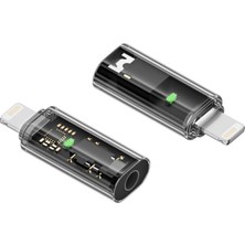 Lightning To Aux Kulaklık Çevirici Müzik Dinleme Mini Otg Dönüştürücü Otgal
