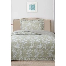 Breeze Sade Çiçekler Tek Kişilik Yatak Örtüsü 180X240
