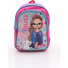Muggle Girl 2 Gözlü 2’li Ilkokul Çantası – Beslenme Çantalı Set