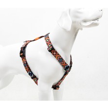 Tailpetz Ethnic H-tipi Göğüs Tasması Ayarlanabilir, Konforlu Ve Dayanıklı Desenli Köpek Tasması