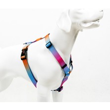 Tailpetz Pass H-tipi Göğüs Tasması Ayarlanabilir, Konforlu Ve Dayanıklı Desenli Köpek Tasması