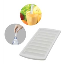 Kapaklı Plastik Çubuk Buzluk – 22X10 cm Dayanıklı Buz Kalıbı
