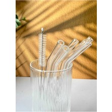 6 Adet Cam Pipet ve 1 Temizleme Fırçası – Yeniden Kullanılabilir Set