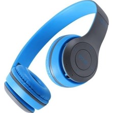 Storemax Kablosuz Katlanabilir Kulak Üstü Mavi Solo Kulaklık Wireless