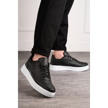 Günlük Siyah Beyaz Erkek Sneaker Ayakkabı