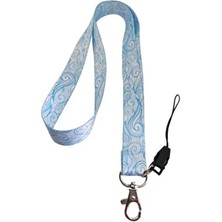 Stormistoretr Mavi Rüzgar Boyun İpi ve Telefon Askısı 1 Adet Pratik Kullanım İçin Tasarlandı