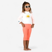Nabaiji Bebek / Çocuk Uv Korumalı Uzun Kollu Wetsuit - Baskılı / Pembe