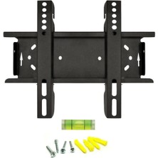 Marka ve Modellere Uyumlu 30'' 32" - 81 82 Ekran Uydu Alıcılı Hd Android Smart LED Tv Duvar Askı Aparatı + Su Terazili