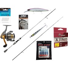 Okuma Monkey 2000 +Okuma Kenshi Pro 1.83CM 0.3-3gr Lrf Olta Set