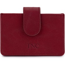Tamer Tanca Unisex Hakiki Deri Bordo Kartlık 1148 871 Krtlk SK25-26 Bordo