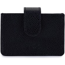 Tamer Tanca Unisex Hakiki Deri Siyah Havyar Kartlık 1148 871 Krtlk SK25-26 Sıyah Hvyr