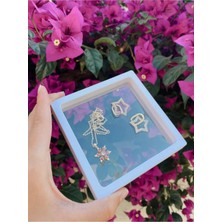 Çok Amaçlı Üç Boyutlu Gri Aksesuar Kutusu 11X11X2 Large