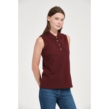 Kadın Regular Fit Kolsuz Polo