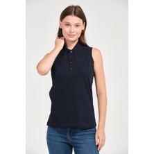 Kadın Regular Fit Kolsuz Polo