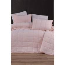 Cratos Comfort Çift Kişilik Yatak Örtüsü Pudra