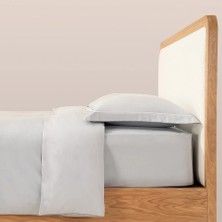 %100 Pamuk Saten Nevresim Seti 200X220 cm Mavi - Lia Serisi