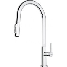 Franke Maris Slim Clear Water Su Arıtma Filtreli Mutfak Armatürü, Spiralli, Krom
