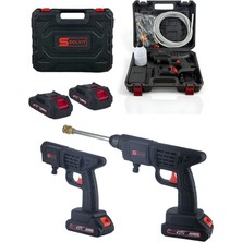 Solvit Şarjlı Basınçlı Oto Yıkama ve Sulama Tabancası