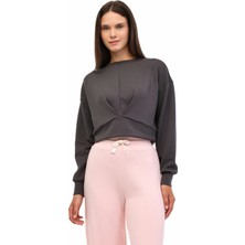 Lumberjack WL ARAT YOG1-7 YOG1 5PR Gri Kadın Sweatshirt