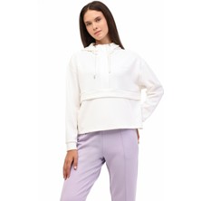 Lumberjack Wb 17ROSA 5pr Ekru Kadın Sweatshirt