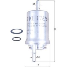 25 Mahle KL1766D - Benzin Filtre 3 Girişli 1.2 6V-1.4 8V-1.4 16V Azq-Bme Ame-Aqw Bby-Bbz Fabıa Octavıa Beetle Caddy Golf Jetta Polo Touran Altea Cordoba Ibıza A2