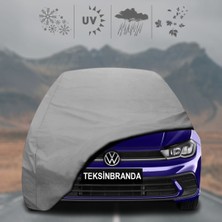 Volkswagen Polo (2021 - ) Oto Branda Su Geçirmez Miflonlu Araba Brandası Klipsli Araba Çadırı