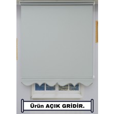 Kalın Keten Stor Zebra Güneşlik Perde (Etekli) – Alüminyum Kasa & Boru, Ithal Kumaş