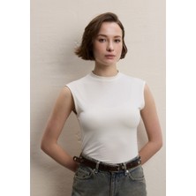 Sıfır Kol Bambu Body Ekru