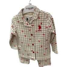 U.s. Polo Pijama Takımı Beyaz