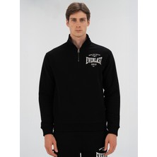Everlast Bronx Nyc Half Zip Regular Siyah Erkek Sweatshirt