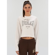 Everlast Bronx Nyc Beyaz Kadın Uzun Kollu Tişört