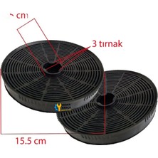 Termikel Uyumlu Lumex 6040 Davlumbaz Aspiratör Karbon Filtresi