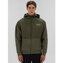 Everlast Boxing Club 2.0 Full Zip Haki Erkek Kalın Sweatshirt