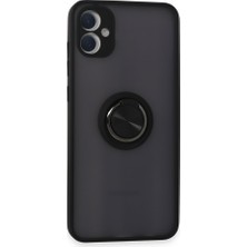 Pilanix Samsung Galaxy A05 Kılıf Kamera Korumalı Yüzüklü Manyetik Standlı Arkası Buzlu Iring Kapak