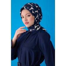Belli Saf Ipek Eşarp 4117D (Twill)-81