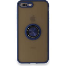Pilanix Apple Iphone 7 Plus Kılıf Kamera Korumalı Yüzüklü Manyetik Standlı Arkası Buzlu Iring Kapak