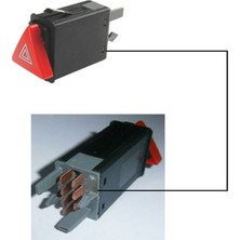 25 Proswıtch 700915 - Flaşör Anahtarı Dörtlü Çakar Octavıa 97-11