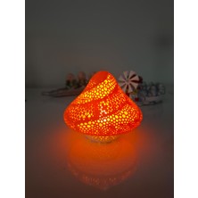 Mantar Şeklinde LED Mum Işıklı Dekoratif Ürün