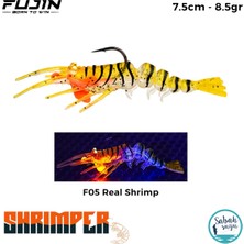 Fujin Shrimper 7.5cm 8.5gr Silikon Karides F05 Real Shrimp