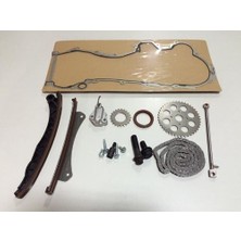 Aft EG521250 - Eksantrik Zincir Seti Astra H-Corsa C-D-Combo-C-D-Astra J-MERIVA-ALBEA-DOBLO-EGEA-PUNTO-500- 1.3 Jtd -1.3 Cdtı E4-E5-E6 Gergi Kiti Contalı