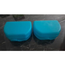 Tupperware Mavi Saklama Kabı 2li
