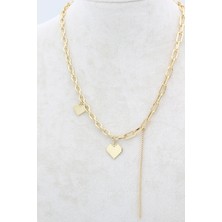 Stil Incisi/xupıng Jewelry Zincir Kalp Model Kolye