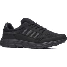 Onlo Ayakkabı LPN-050 Siyah Bağlı Anatomik Hafif Taban Erkek Spor Ayakkabı