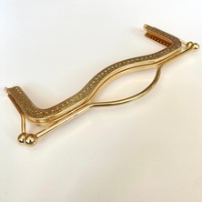 Saplı Çanta Klipsi Altın 21 cm