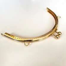 Çanta ve Cüzdan Klipsi Altın Renk Oval Model 20 cm ( Askılıklı )