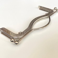 Saplı Çanta Klipsi Gümüş 21 cm