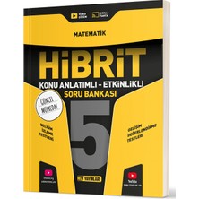 Hız Yayınları 5. Sınıf Matematik Hibrit Konu Anlatımlı Etkinlikli Soru Bankası Hız Yayınları