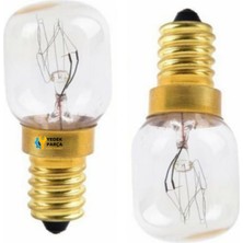 Vestel Uyumlu Ankastre Davlumbaz Buzdolabı Fırın 15 Watt Gün Işığı 300° Halojen Ampül 2 Adet