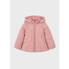 Mayoral Kız Çocuk Kapüşonlu Dolgulu Uzun Mont 0415 Pembe